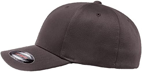 כובע מצויד בבייסבול ספורטיבי של Flexfit גברים | כובע מסרק צמר מקורי של Flexfit | כובע בייסבול מצויד